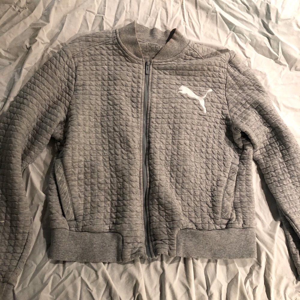 Puma Zip-up Women’s Jacket - Grey - XL